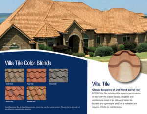 Decra Stone Coated Steel Villa Tile Metal Roofing Charles Martin