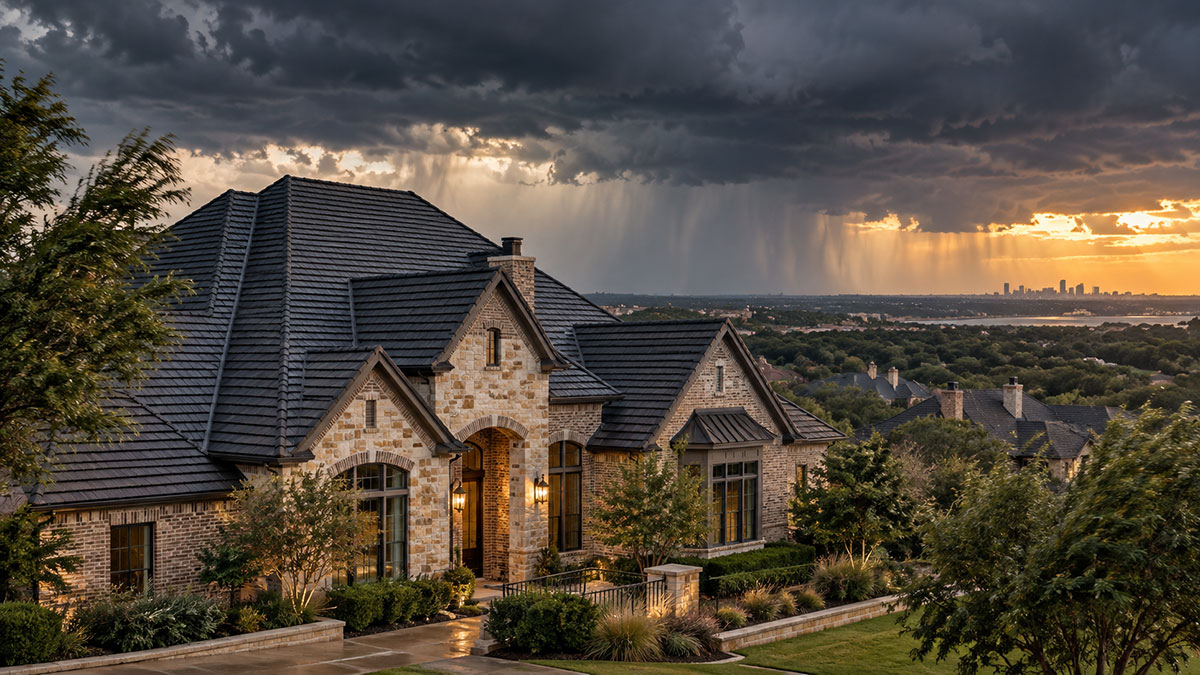 Dallas Storm Season and Stone-Coated Steel Roofing - Charles Martin Roofing